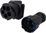 Amphenol Connecteurs en plastique à baïonnette inversée Amphe-PRB