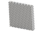 TE Connectivity Panneaux de ventilation en nid d'abeille avec blindage EMI
