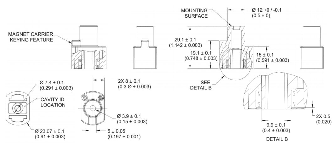 ZF Electronics AN8 Series Position Sensors