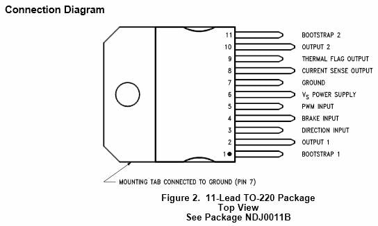 Texas Instruments Pilotes à pont en H Texas Instruments LMD18200 3 A 55 V