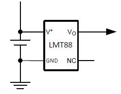Schéma de principe - Texas Instruments Capteurs de température LMT8x