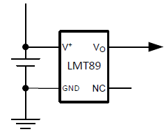 Schéma de principe - Texas Instruments Capteurs de température LMT8x