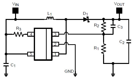 Texas Instruments Régulateurs élévateurs de tension série LMR62421 SIMPLE SWITCHER®