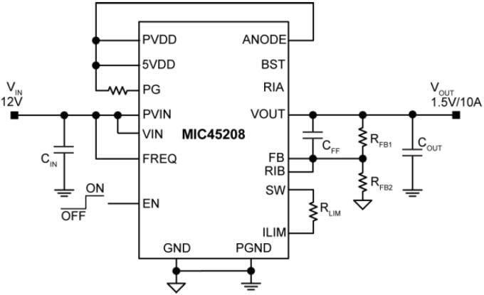 Microchip Technology Module de puissance CC-CC 6 A Micrel MIC45205