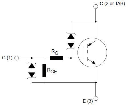 Block Diagram - STMicroelectronics Automotive-Grade Internally Clamped IGBTs