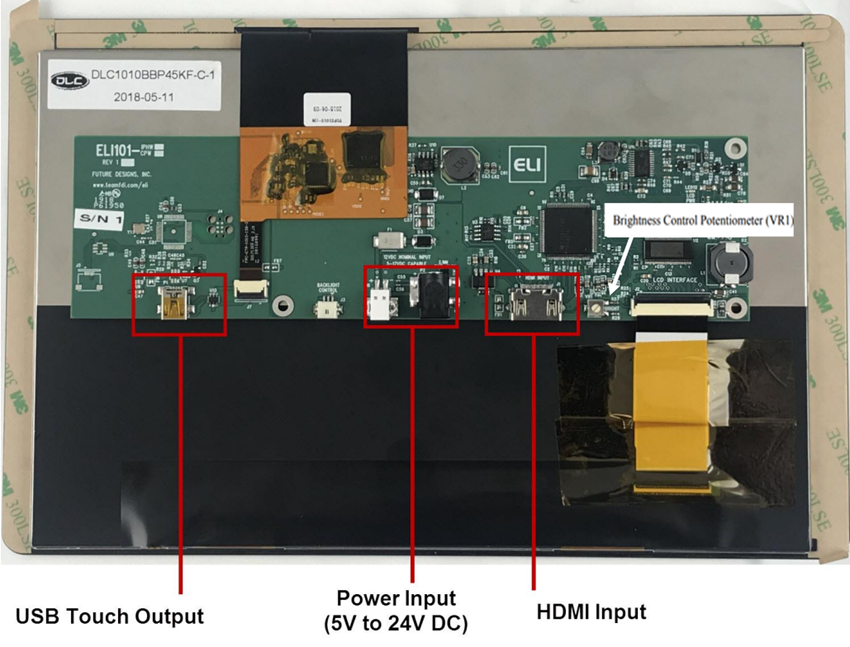 Future Designs, Inc. (FDI) ELI101-IPHW 10.1