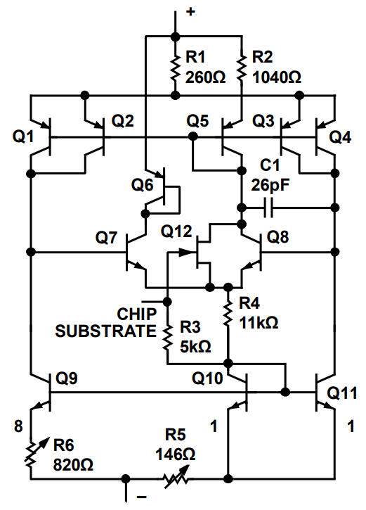Schematic - Analog Devices Inc. AD590 2-Terminal IC Temperature Transducers