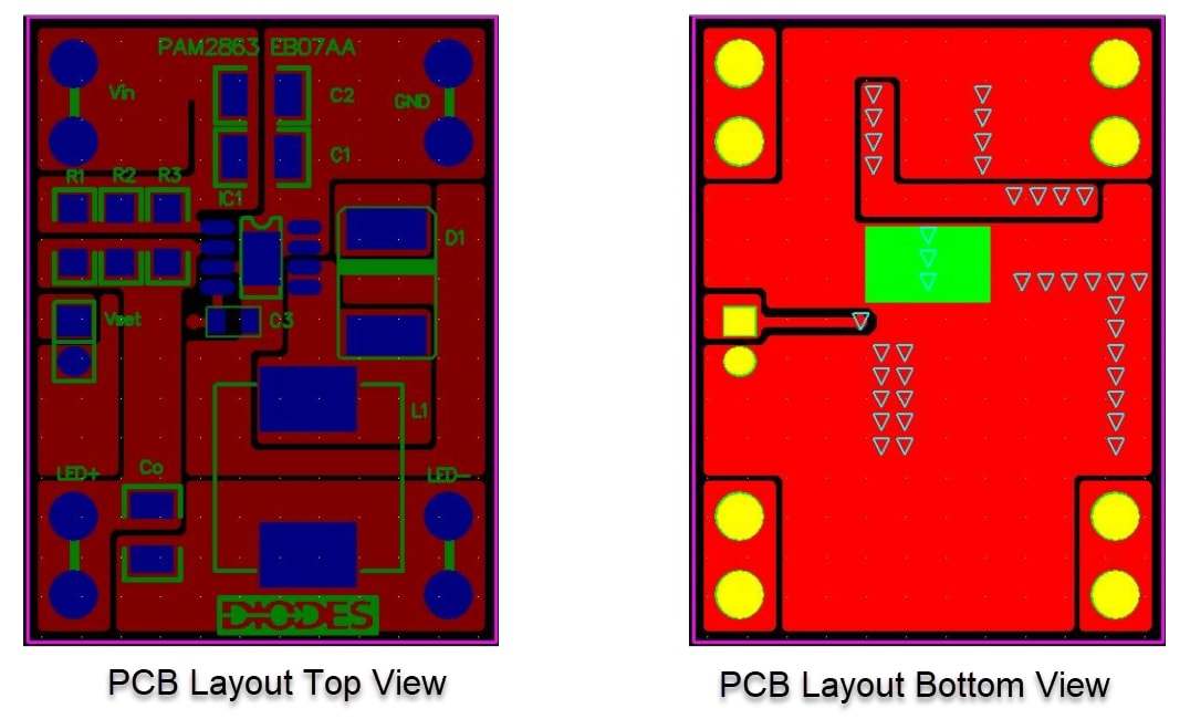 Diodes Incorporated Carte d'évaluation PAM2863EV1