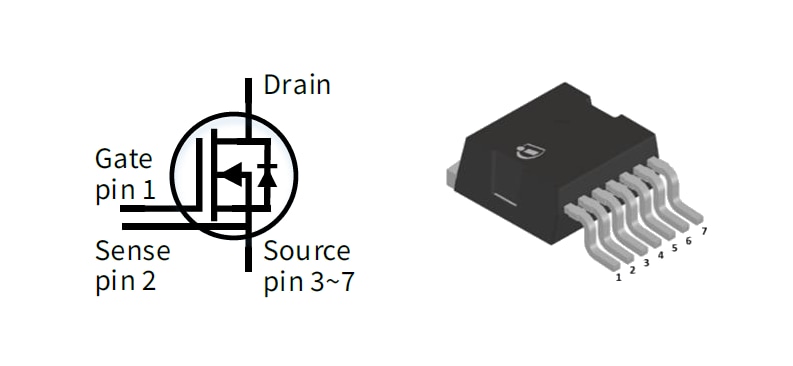 Schéma du circuit d'application - Infineon Technologies MOSFET à tranchée SiC CoolSiC™ 1 700 V