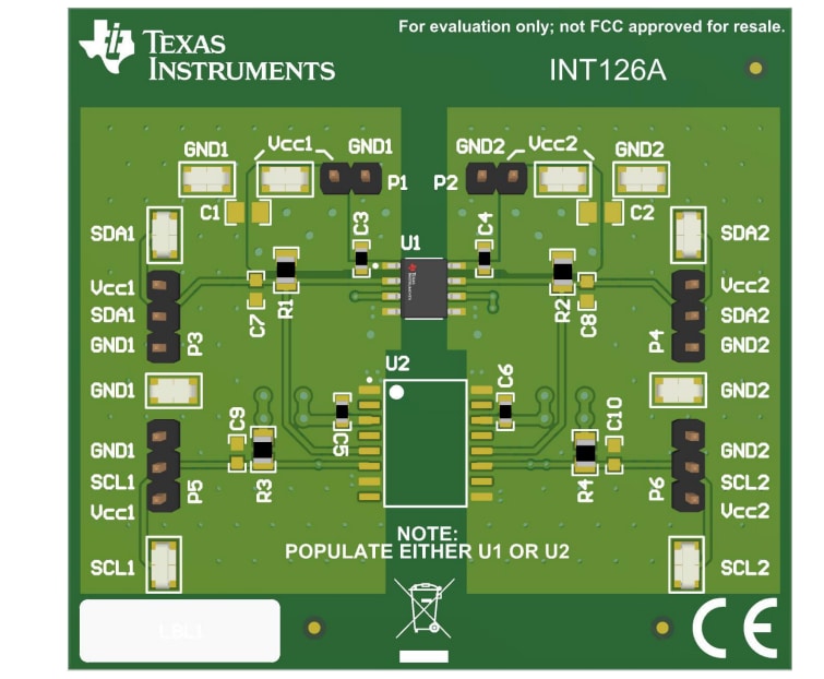 Circuit de localisation - Texas Instruments Module d'évaluation ISO1640EVM
