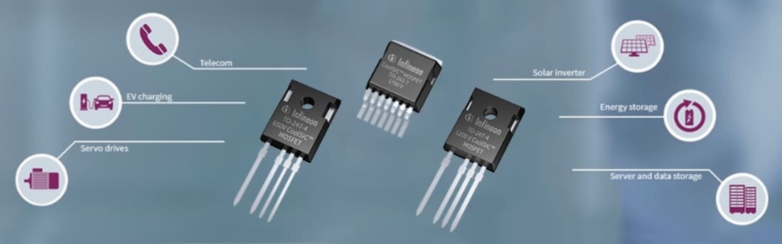 Graphique - Infineon Technologies MOSFET CoolSiC™