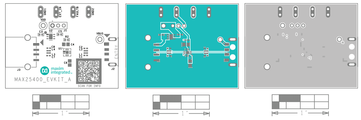 Circuit de localisation - Analog Devices Inc. Kit d'évaluation MAX25400EVKIT