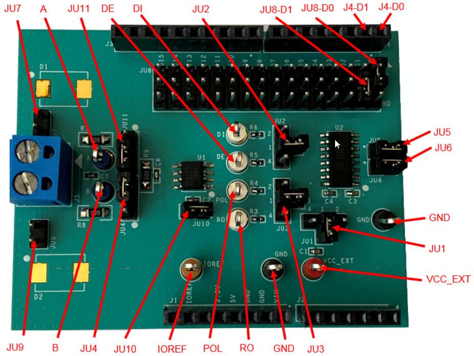 Plan mécanique - Analog Devices Inc. Kit d'évaluation du blindage MAX33072ESHLD