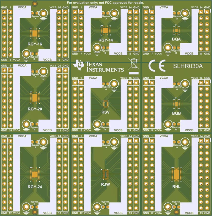 Graphique - Texas Instruments Module d'évaluation LOGIQUE 14-24-NL-LOGIC-EVM