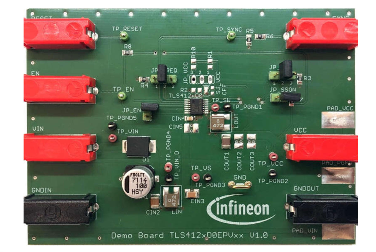 Infineon Technologies Carte d'évaluation 3,3 V TLS412033VBOARDTOBO1