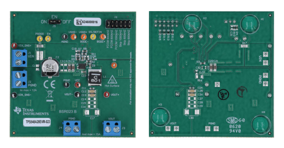 Plan mécanique - Texas Instruments Module d'évaluation (EVM) TPS548A28EVM-023