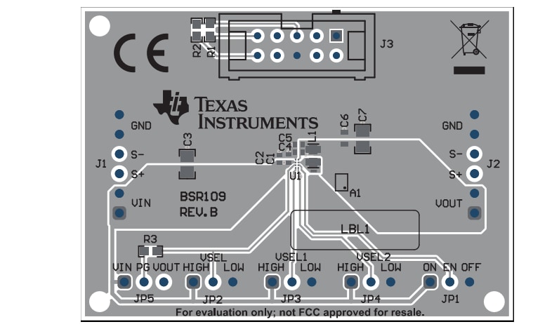 Texas Instruments Modules d'évaluation TPS62860xEVM-109