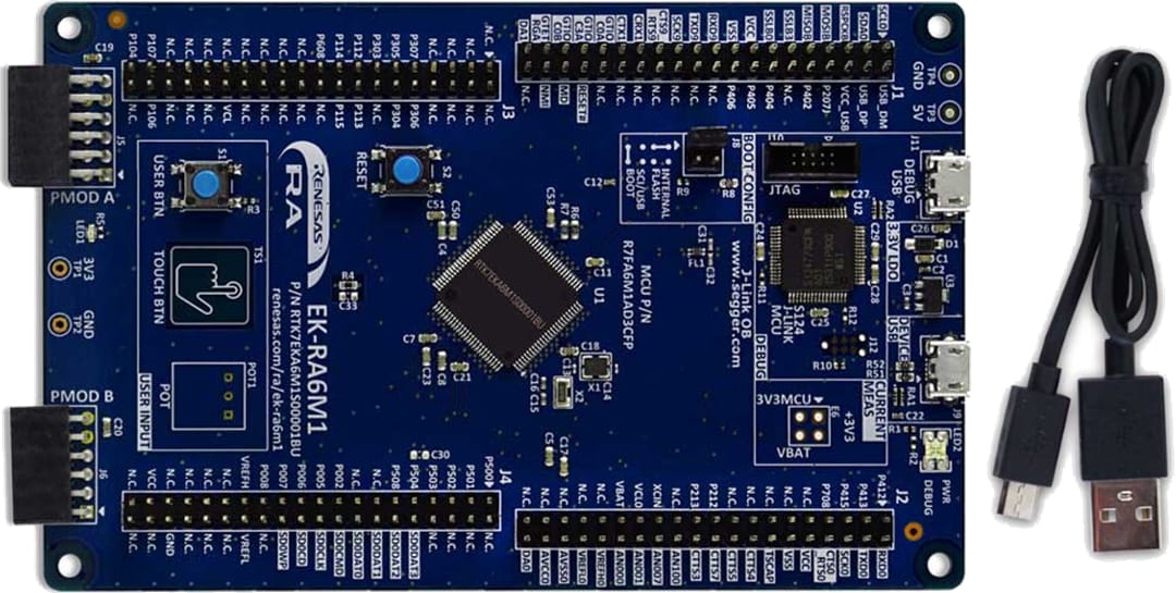 Renesas Electronics Kit d'évaluation EK-RA6M1 pour le groupe de microcontrôleurs (MCU) RA6M1