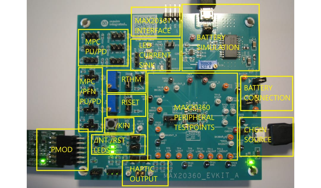 Analog Devices Inc. Kit d'évaluation MAX20360 (MAX20360EVKIT)