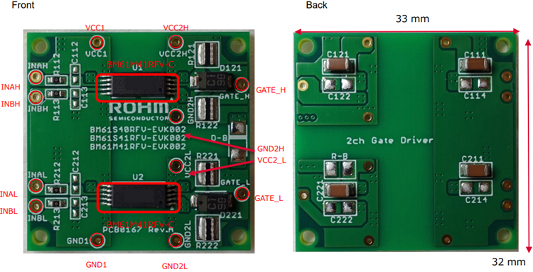 ROHM Semiconductor Carte d'évaluation BM61M41RFV-EVK002