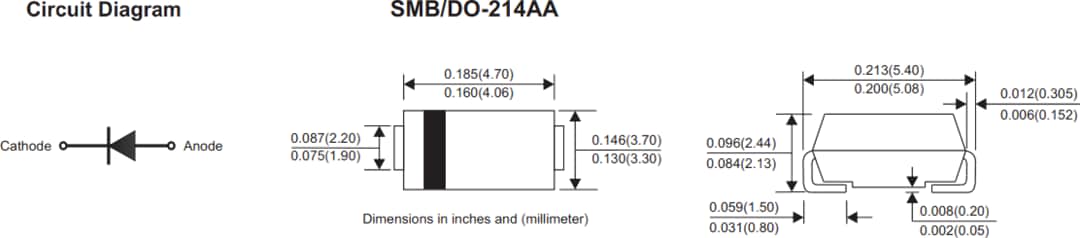 Comchip Technology ES5xB-HF Superfast Recovery Rectifiers