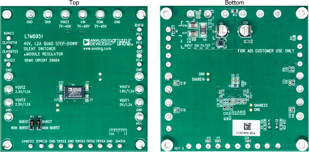 Analog Devices Inc. Carte de démonstration LTM8051 (DC2860A)