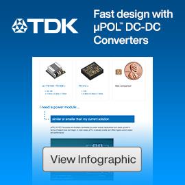 Infographie - TDK Modules d'alimentation CC-CC μPOL™