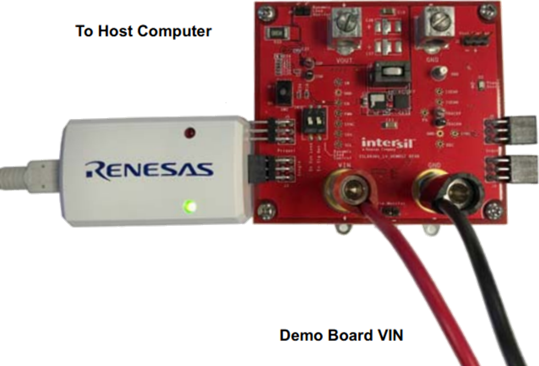 Renesas Electronics Adaptateur USB vers PMBus™ ISLUSBEVAL1Z