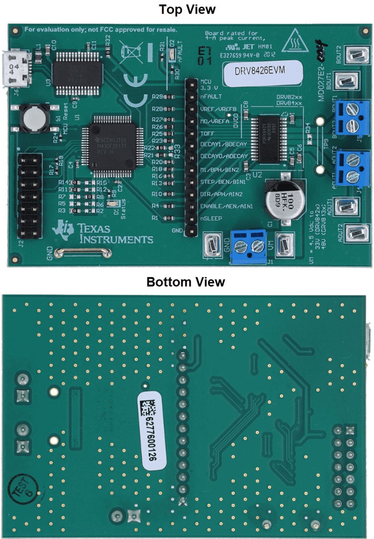Plan mécanique - Texas Instruments Module d'évaluation (EVM) de pilote DRV8426EVM