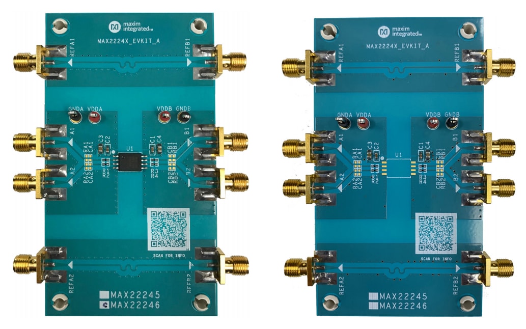 Analog Devices Inc. Kits d'évaluation MAX2224x/MAX2229x