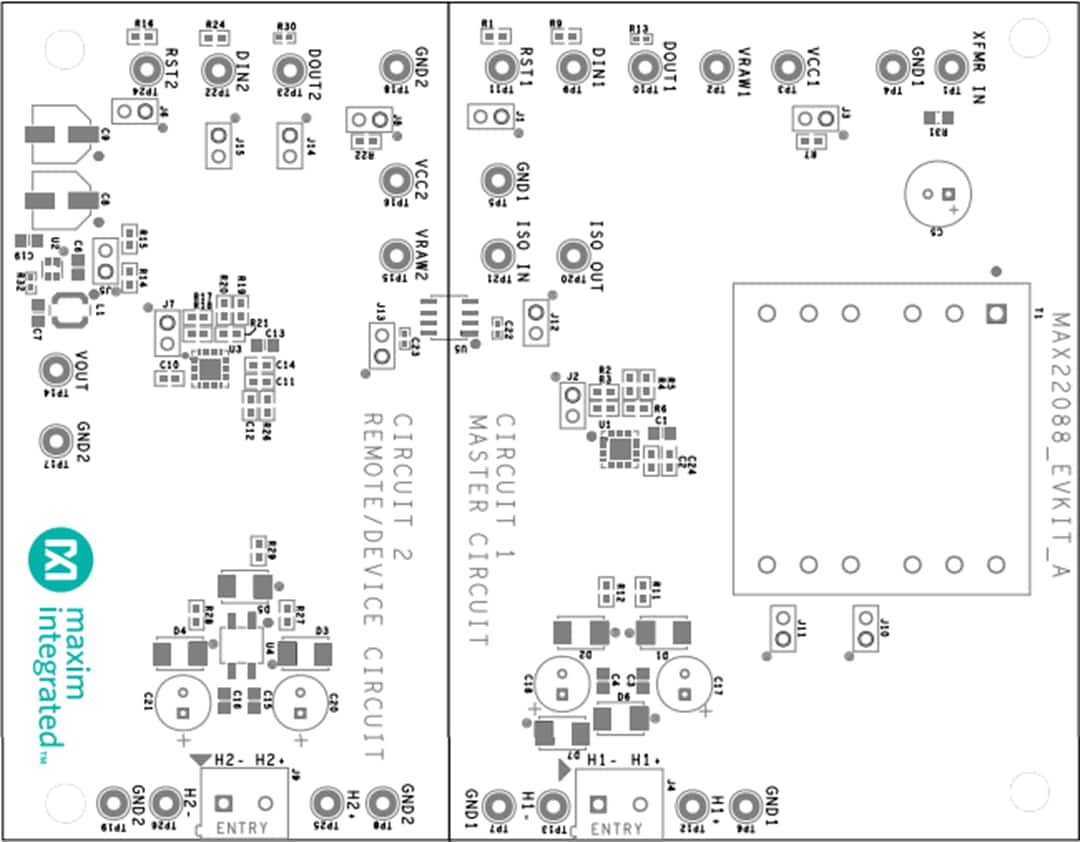 Analog Devices Inc. Kit d'évaluation MAX22088EVKIT