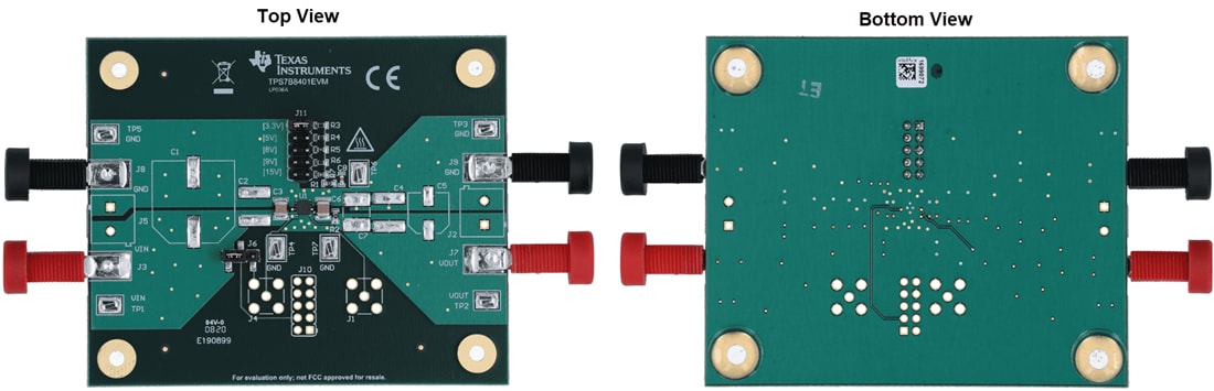 Plan mécanique - Texas Instruments Module d'évaluation (EVM) de régulateur TPS7B8401EVM