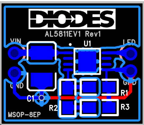 Diodes Incorporated Carte d'évaluation AL5811EV1