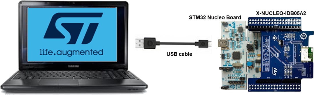 STMicroelectronics Carte d'extension BLUETOOTH® LE X-NUCLEO-IDB05A2