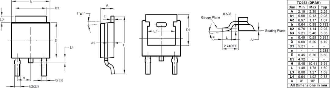 Plan mécanique - Diodes Incorporated Diode SBR® (redresseur Super Barrier) SBRFP10U60D1