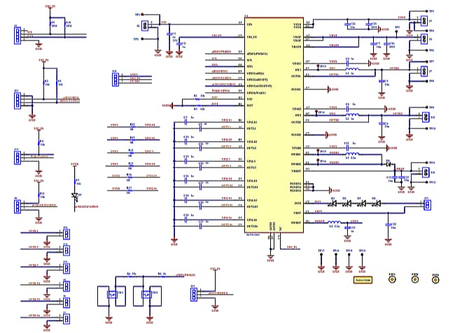 Schéma - Qorvo Kit d'évaluation ACT81460EVK1