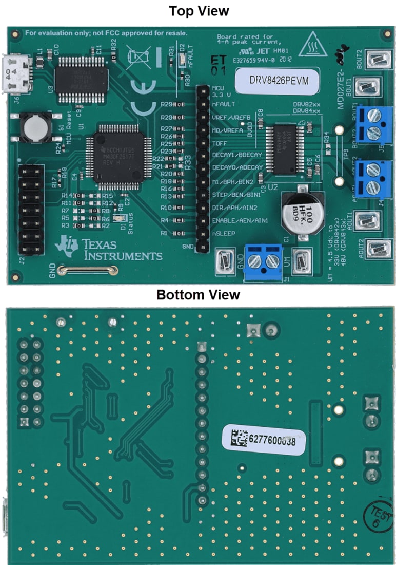 Plan mécanique - Texas Instruments Module d'évaluation (EVM) de pilote DRV84xxPEVM