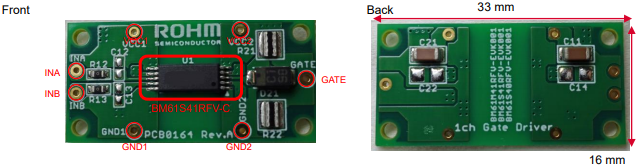 Infographie - ROHM Semiconductor Carte d'évaluation BM61S41RFV-EVK001