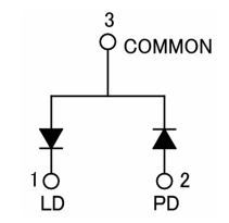 Schéma - ROHM Semiconductor Diodes laser rouges à 1 mode