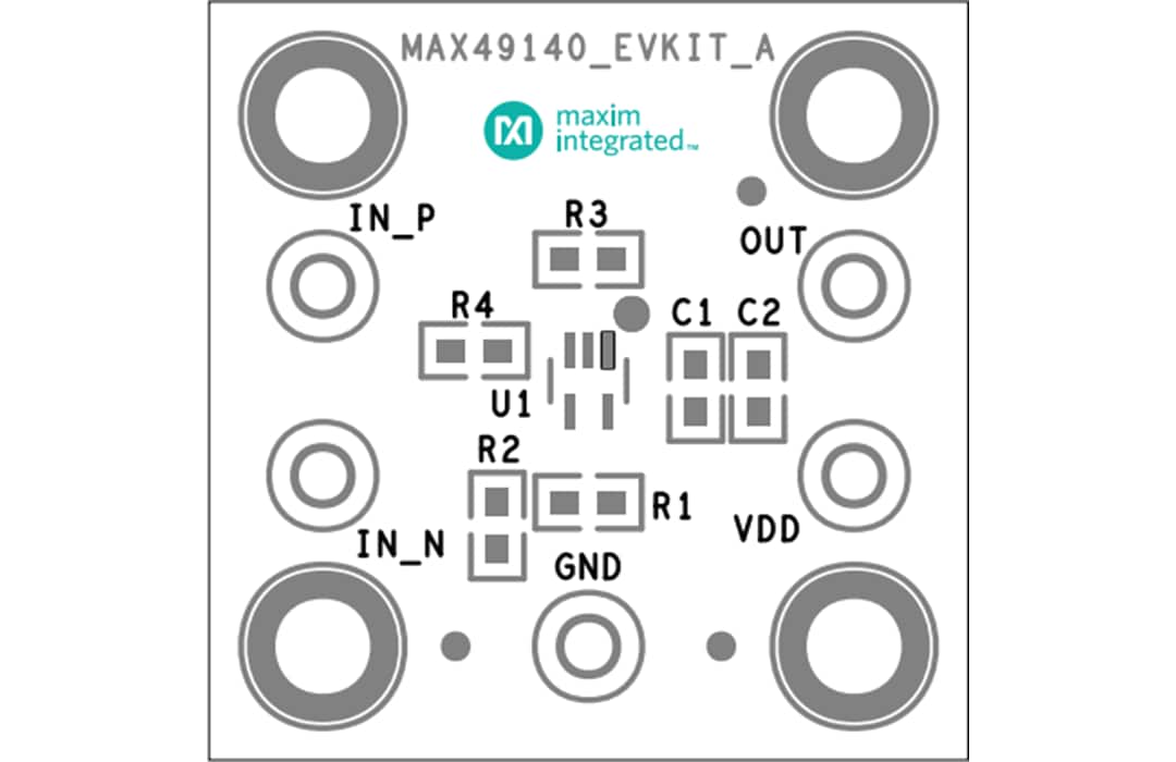 Plan mécanique - Amphenol PCD Shenzhen Kit d'évaluation MAX49140EVKIT