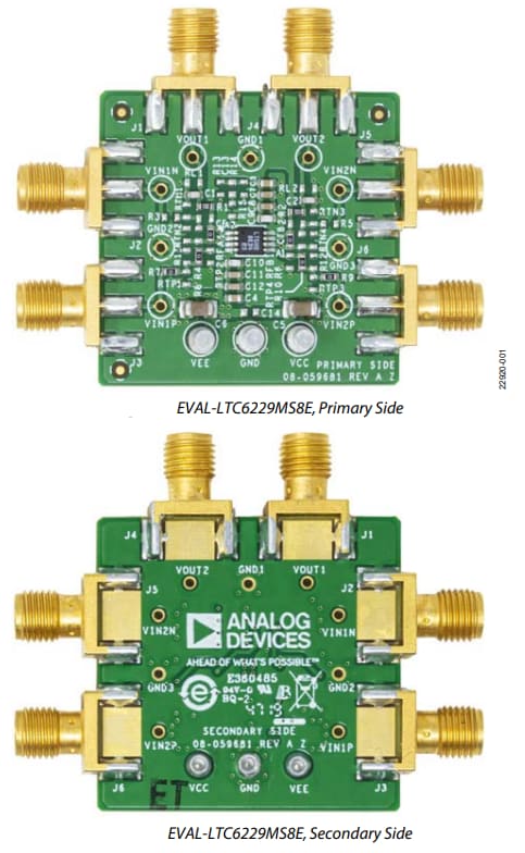 Analog Devices Inc. Carte d'évaluation EVAL-LTC6229MS8E