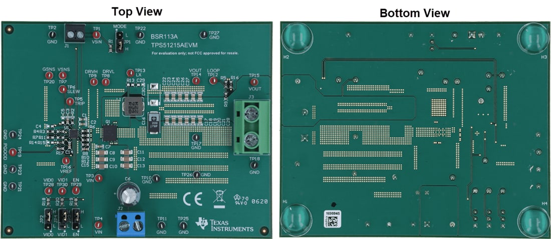 Plan mécanique - Texas Instruments Module d'évaluation du contrôleur (EVM) TPS51215AEVM 