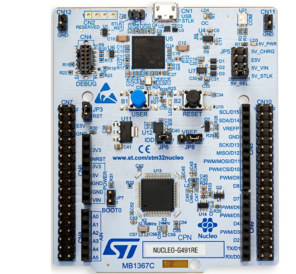 STMicroelectronics Carte de développement NUCLEO-G491RE