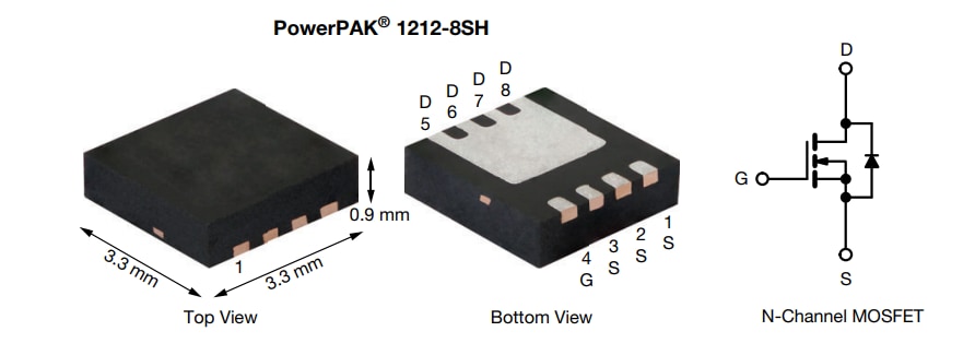 Vishay / Siliconix MOSFET 100 V à canal N SISH892BDN