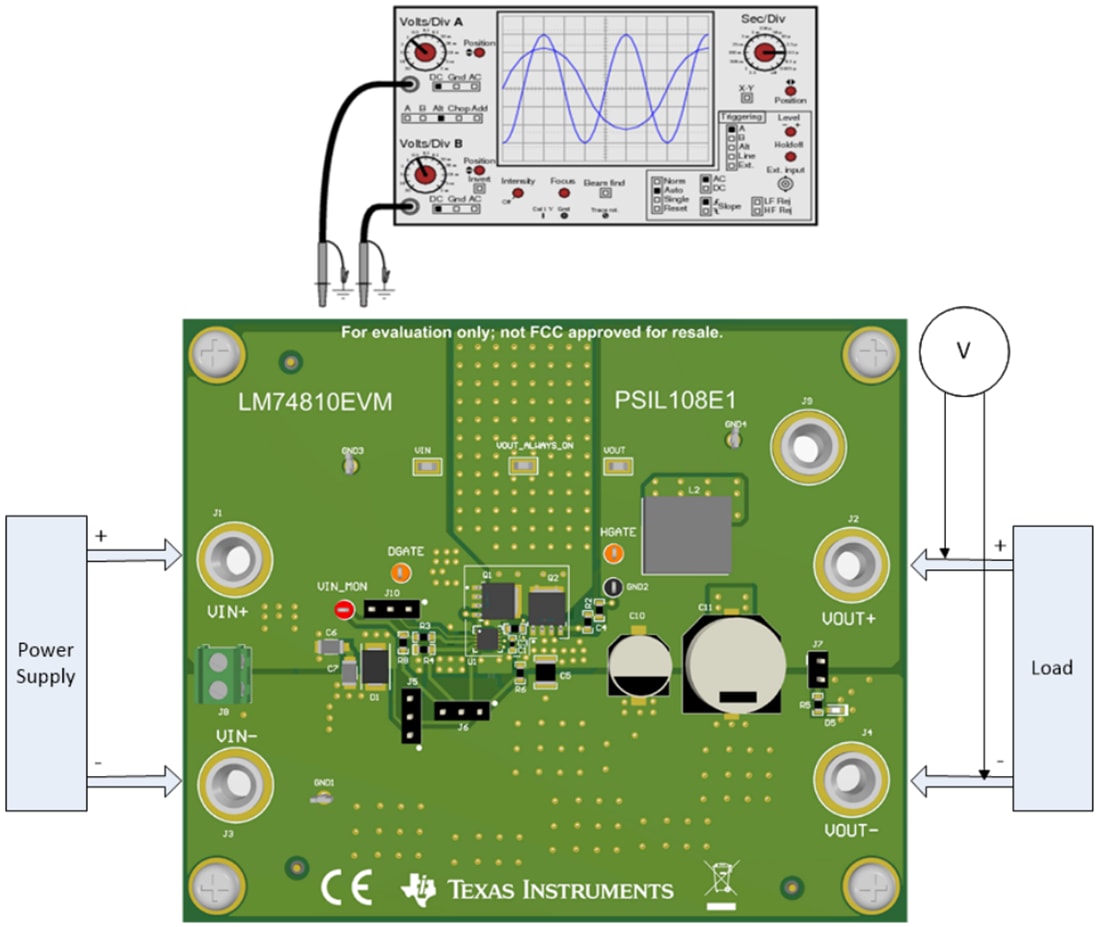 Plan mécanique - Texas Instruments Module d'évaluation (EVM) de contrôleur LM74810EVM