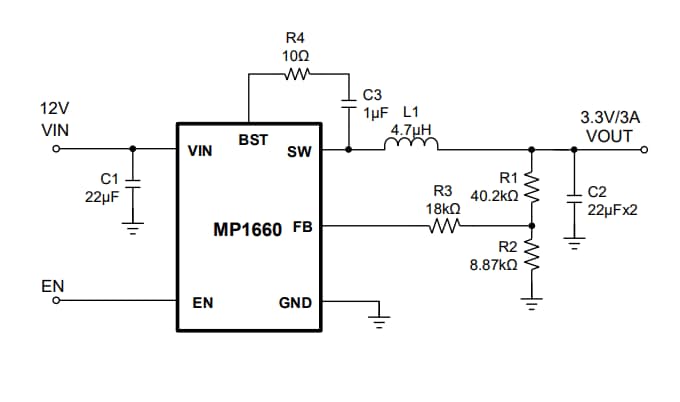 Schéma du circuit d'application - Infineon Technologies CI contrôleur LITIX™ multi-topologie TLD5099EP