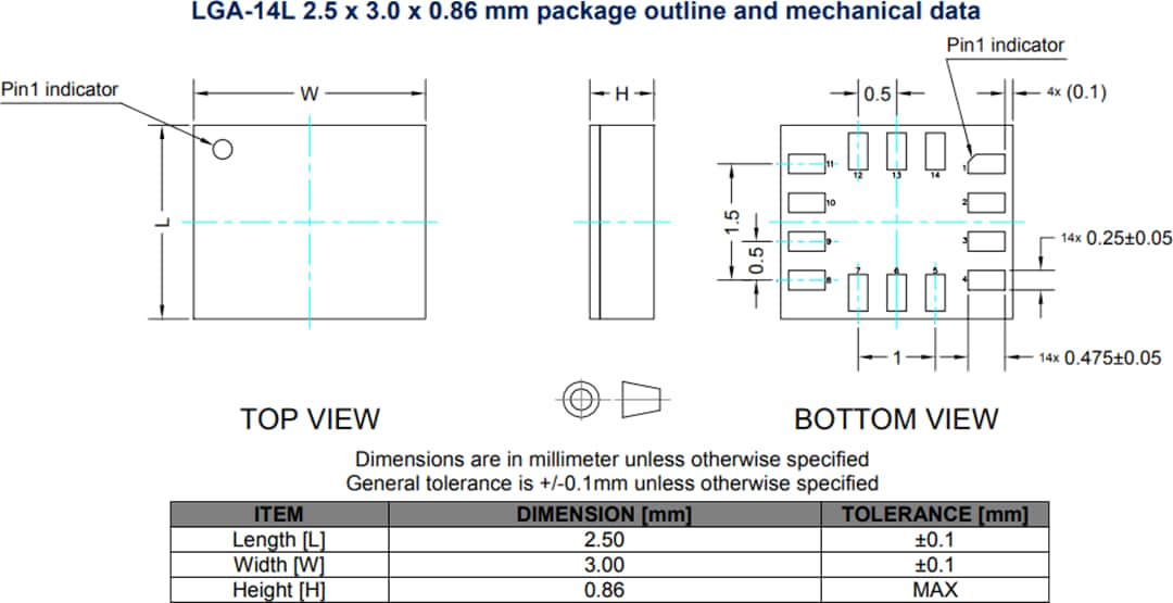 STMicroelectronics Module inertiel iNEMO LSM6DSO32XTR