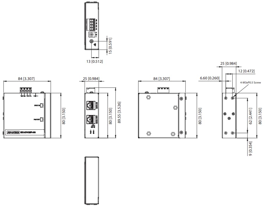 Advantech Injecteur PoE EKI-2701MPI-5G