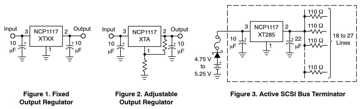 onsemi Régulateurs LDO NCP1117