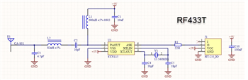 Schematic - M5Stack RF433T/R Modules